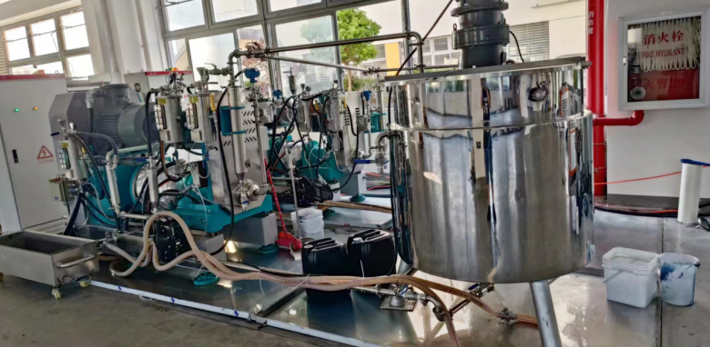 CNB-30LSD雙動力納米棒銷式砂磨機